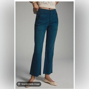 Pilcro by Anthropologie Teal Utility Pants Women’s size 27